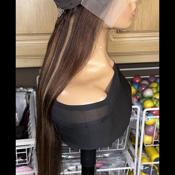 Lot 2072 ❤️NEW ❤️100% Human Hair HD Lace Front Wig 36” - Picture 6 of 10